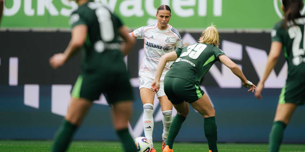 Klara Bühl im Zuge des Auswärtsspiels beim VfL Wolfsburg.
