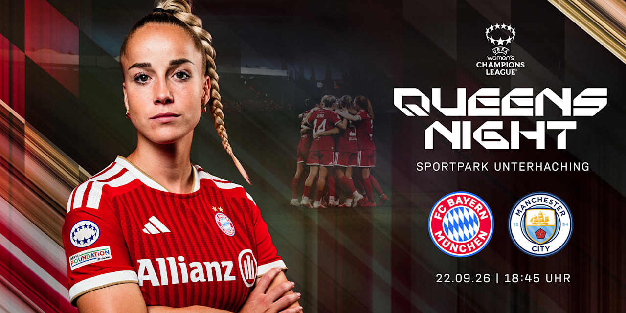 Key Visual FC Bayern Frauen vs. Manchester city