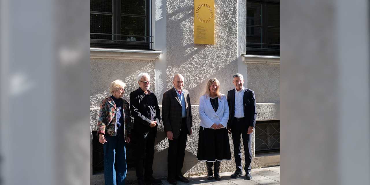 Enthüllung der Gedenktafel für Wilhelm Buisson