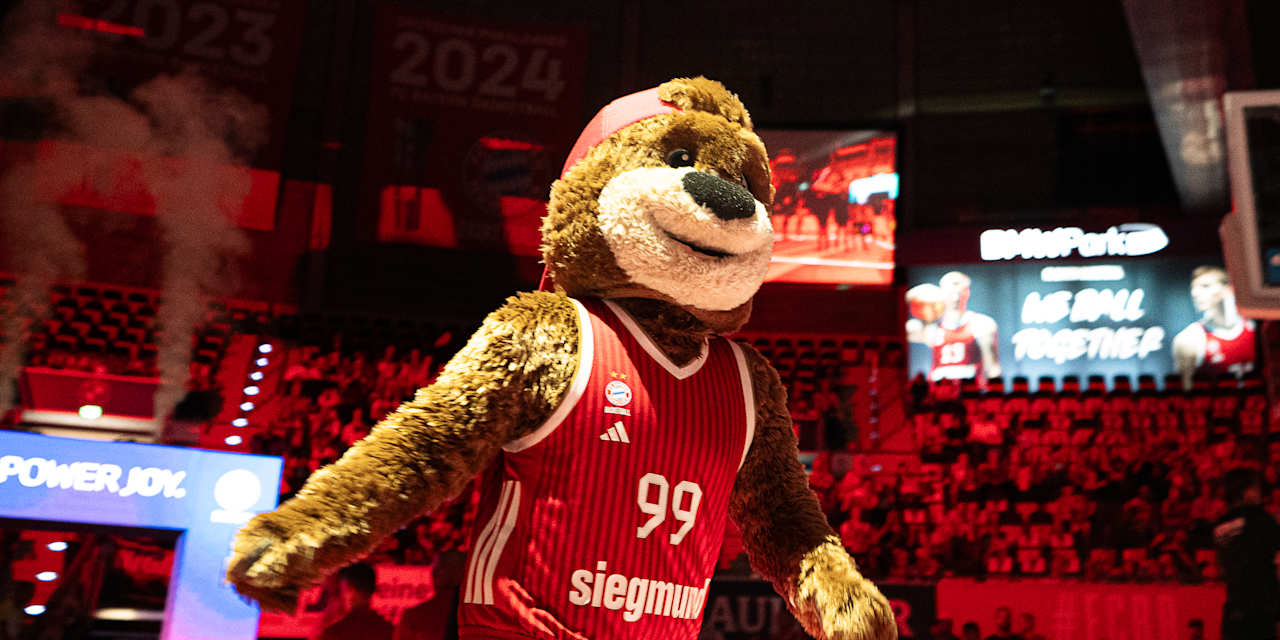 Maskottchen Ben in Action