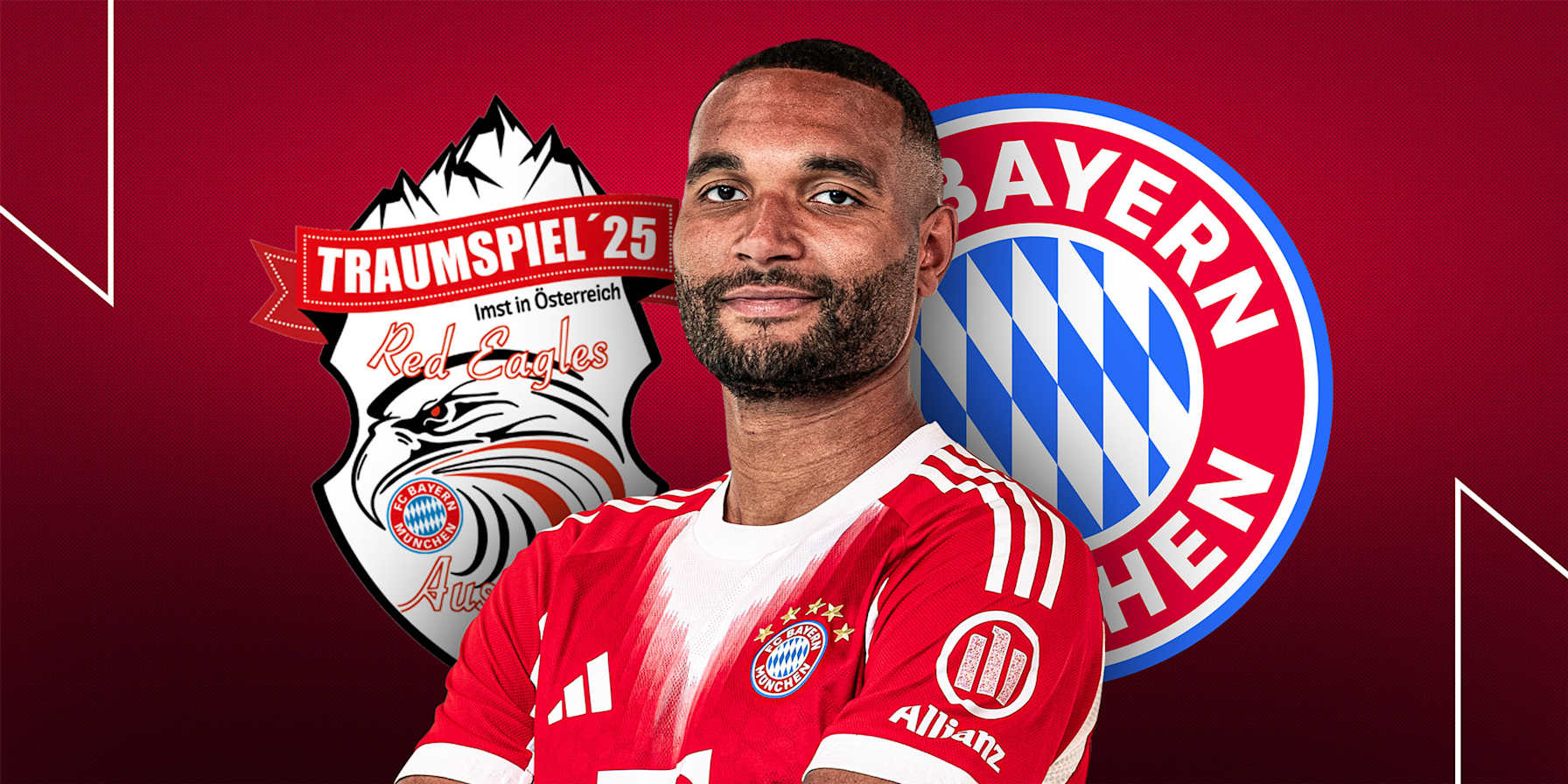 Grafik mit Jonathan Tah im Bayern-Trikot