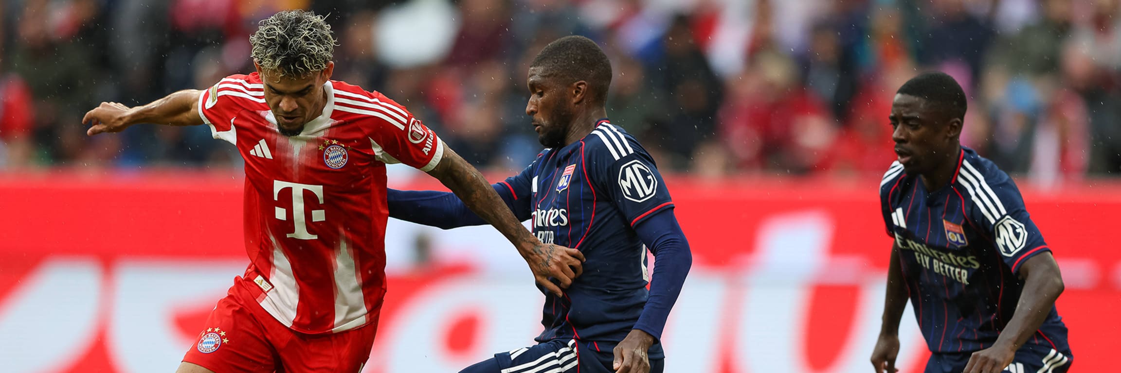 Scene from the friendly FC Bayern vs. Olympique Lyon