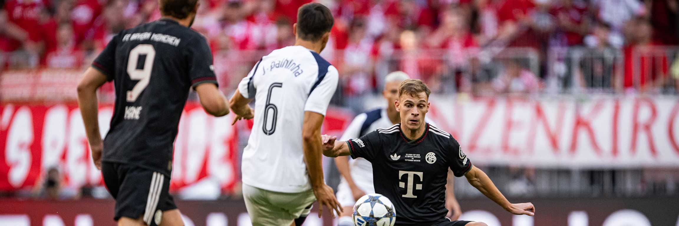 Scene from the friendly FC Bayern vs. Tottenham Hotspur