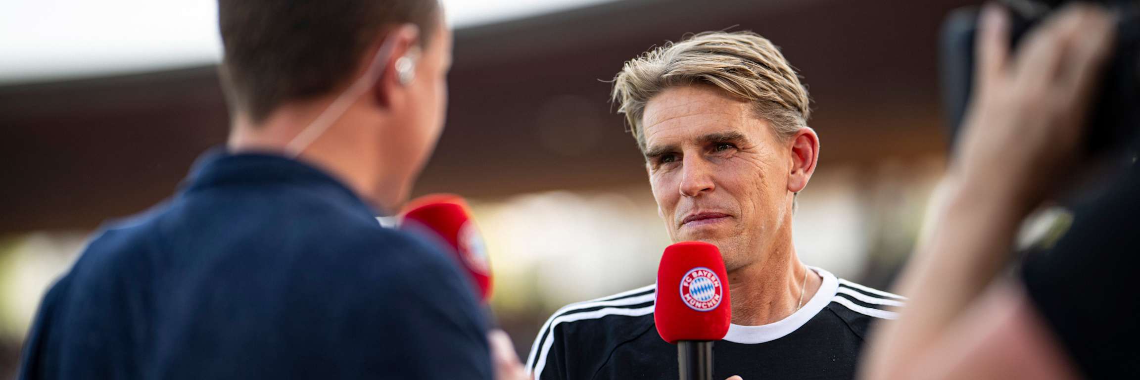 Christoph Freund in an interview before Bayern's friendly at Grasshoppers Zürich kicked off