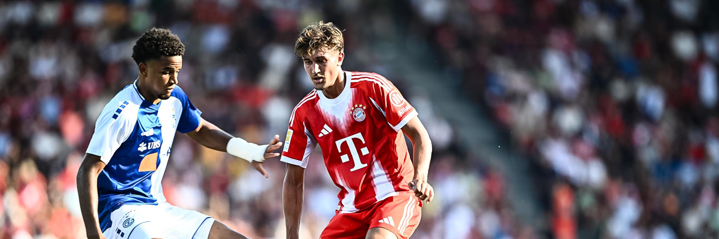 Scene from the friendly Grasshopper Club Zurich vs. FC Bayern