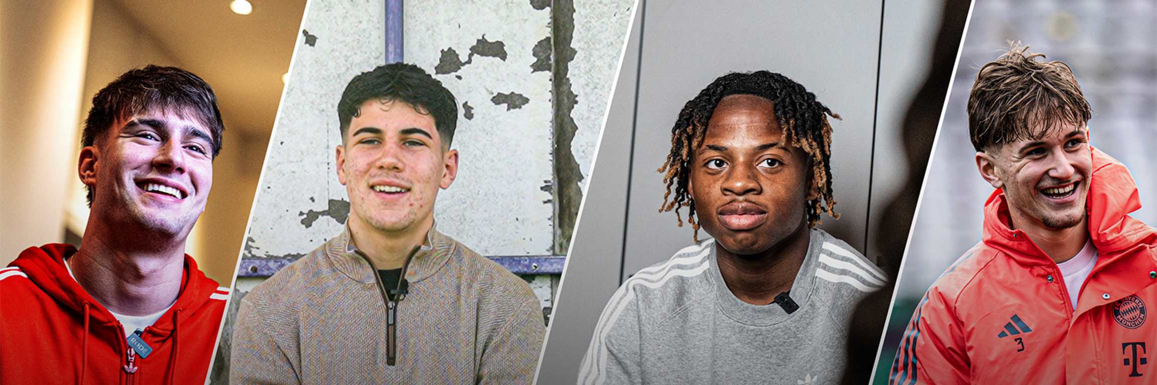 Vier Bilder von Chavez, Fernandez, Wisdom Mike und Tim Binder