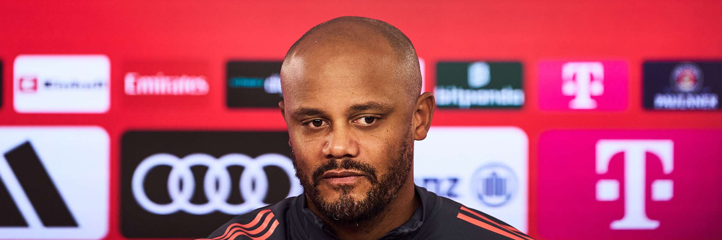 Vincent Kompany spricht im Pressetalk