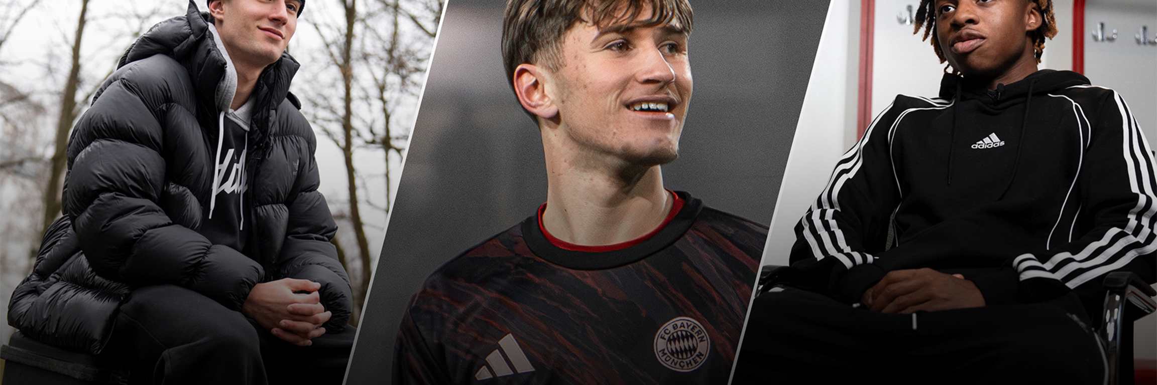 Drei Bilder von Javier Fernandez, Tim Binder und Wisdom Mike