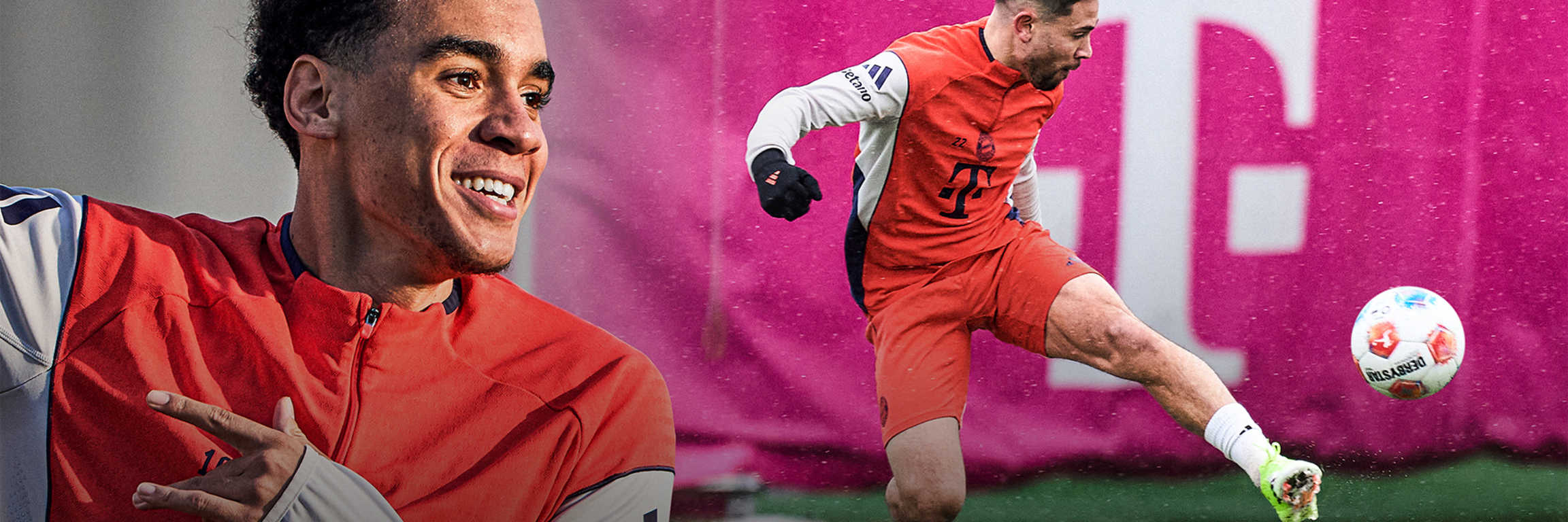 Im Video: Jamal Musiala, Raphael Guerreiro und Co. bei der FC Bayern Scoring Challenge im Training