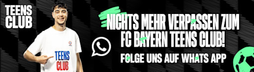 Nichts mehr verpassen zum FC Bayern TEENS CLUB! Folge und auf WhatsApp