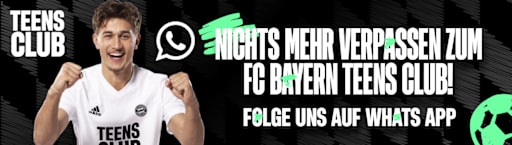 Nichts mehr verpassen zum FC Bayern TEENS CLUB! Folge und auf WhatsApp