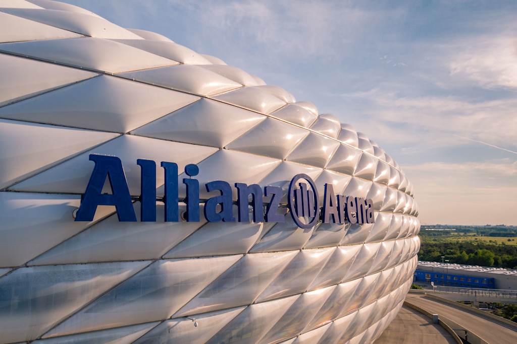Fassade der Allianz Arena München