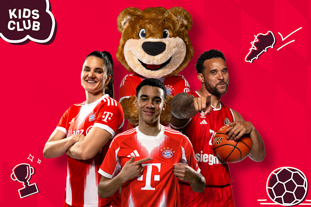 Grafik von Berni mit Jovana Damnjanović, Jamal Musiala und Elias Harris.