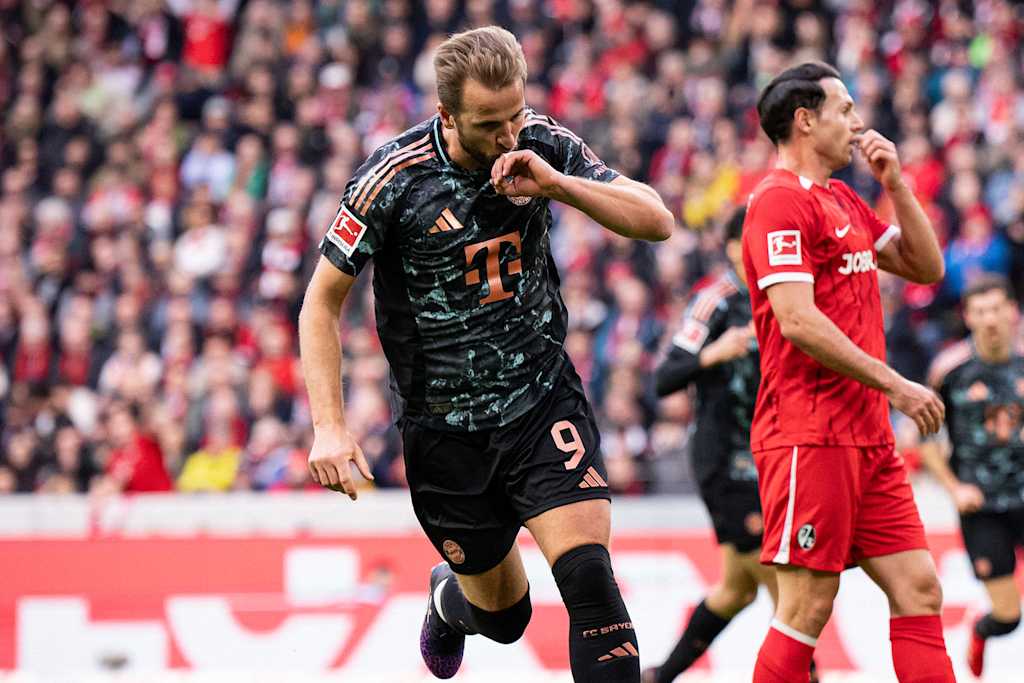 Harry Kane celebrates