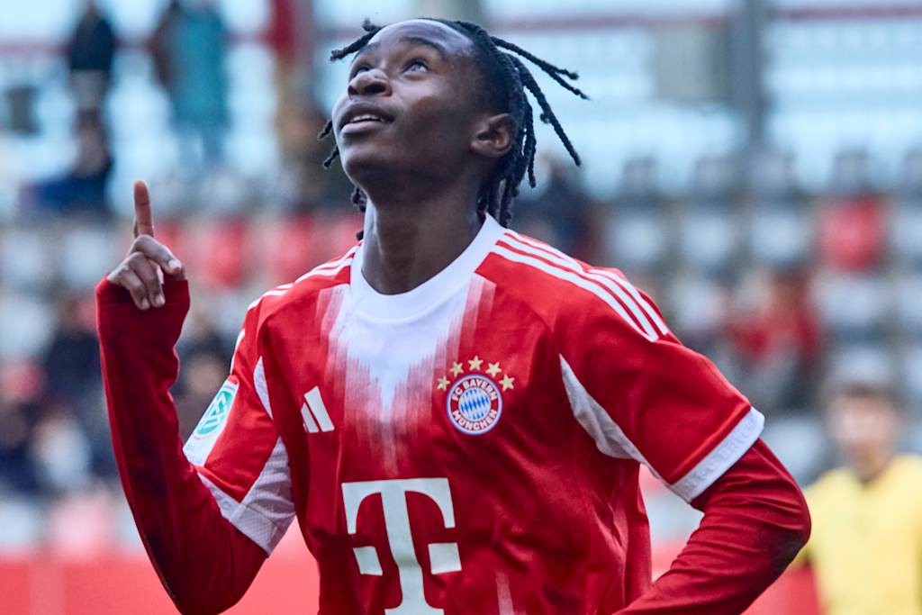 Aviel Hentcho Nseke beim Torjubel