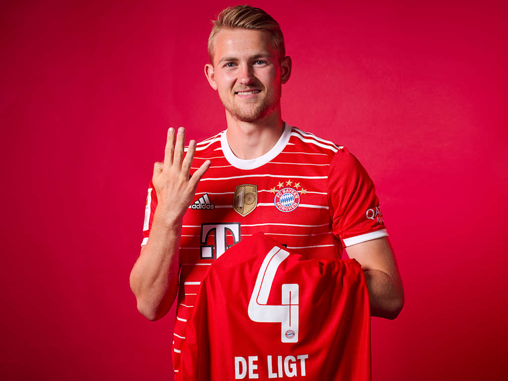 Matthijs de Ligt, FC Bayern, shirt number 4