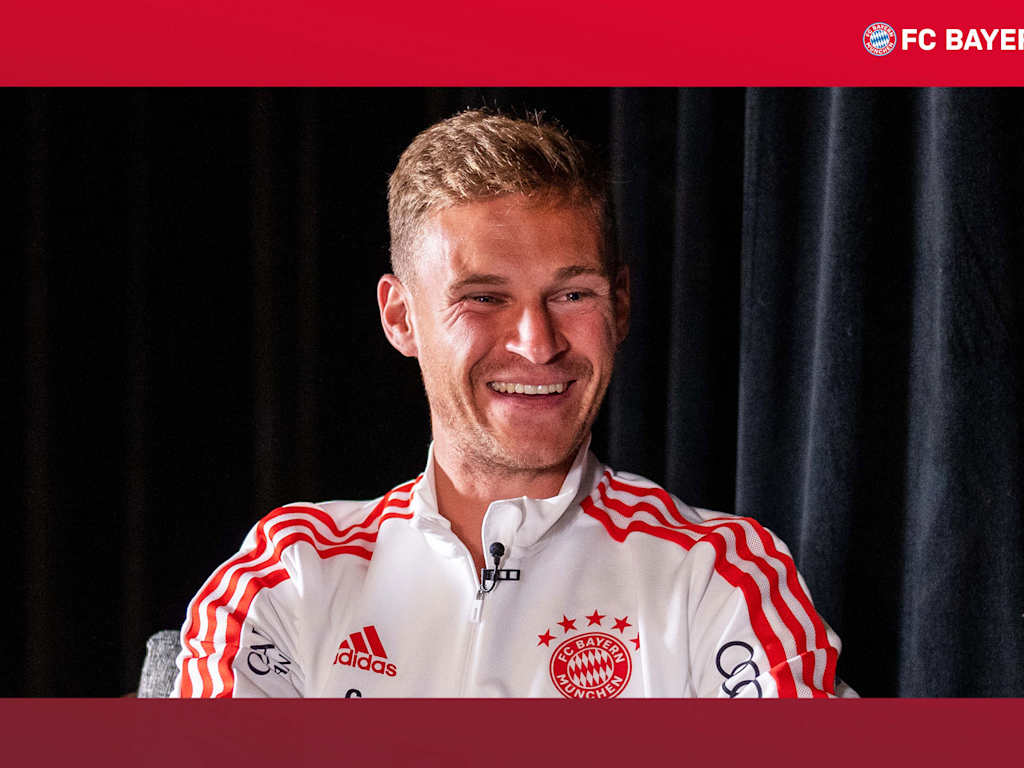 Midfielder Joshua Kimmich on the FC Bayern Podcast