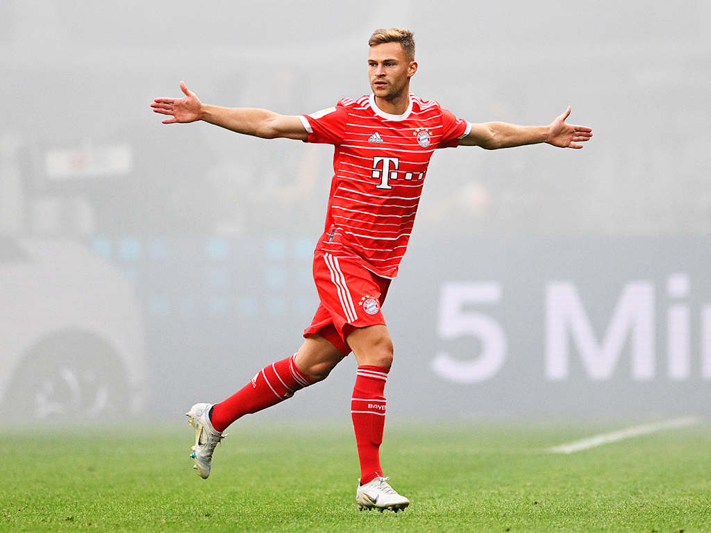 Joshua Kimmich, Jubel, FC Bayern