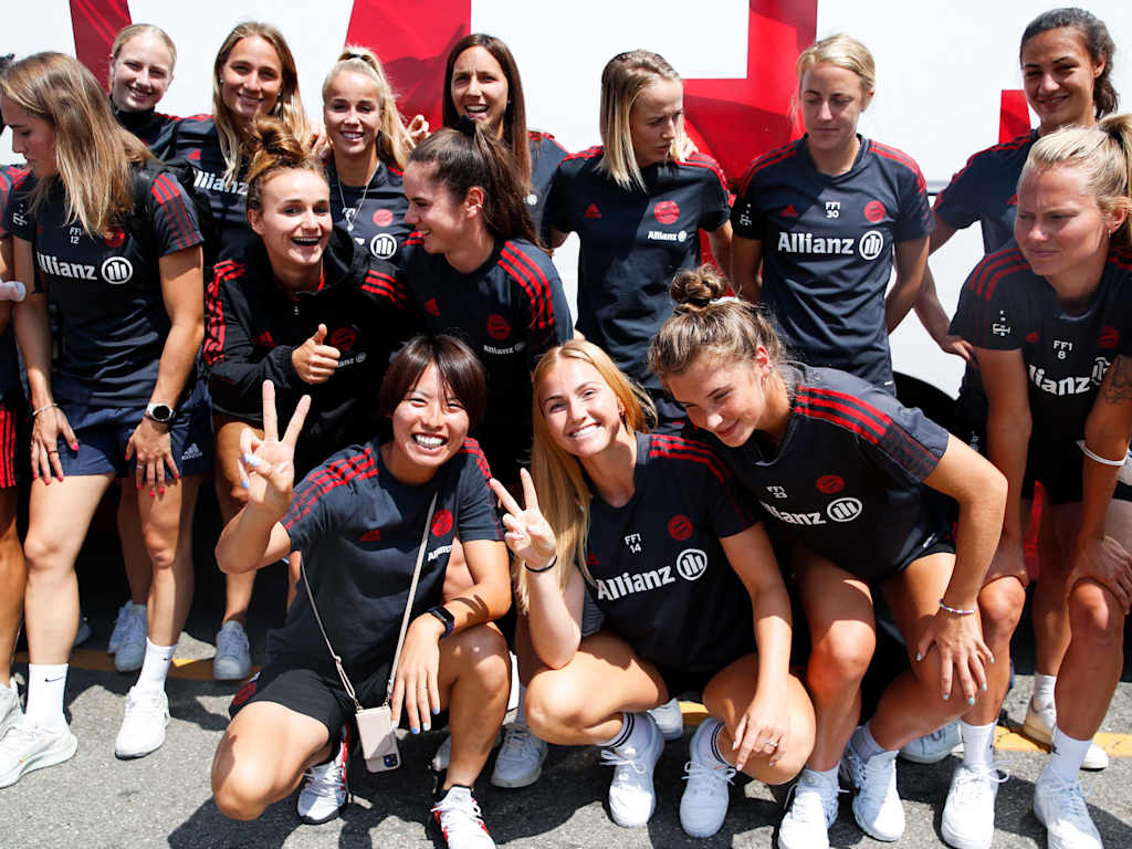 FC Bayern Frauen im Trainingslager