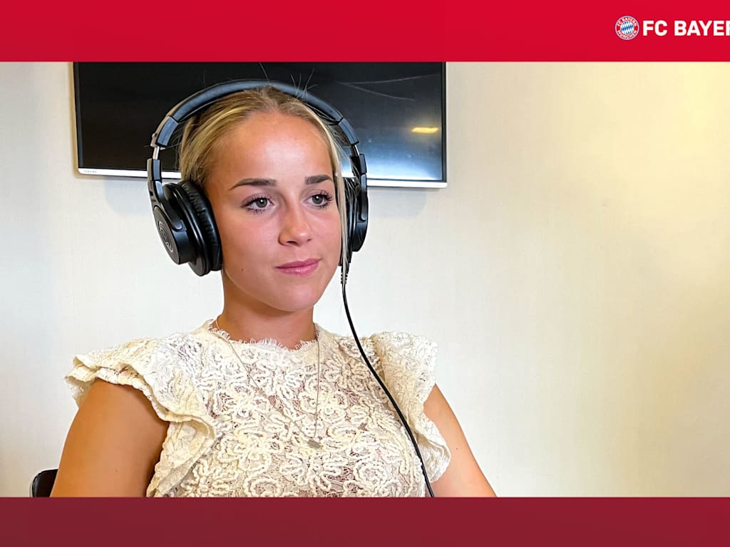 Giulia Gwinn im FC Bayern-Podcast