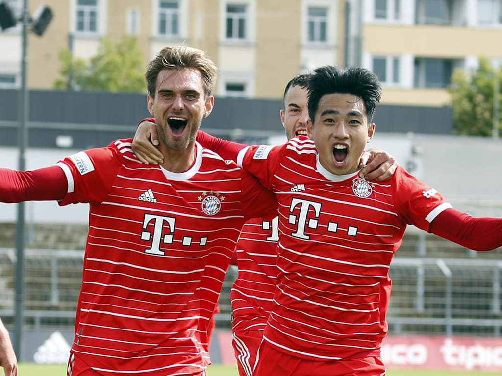 FC Bayern, Jubel, Luca Denk, Hyunju Lee