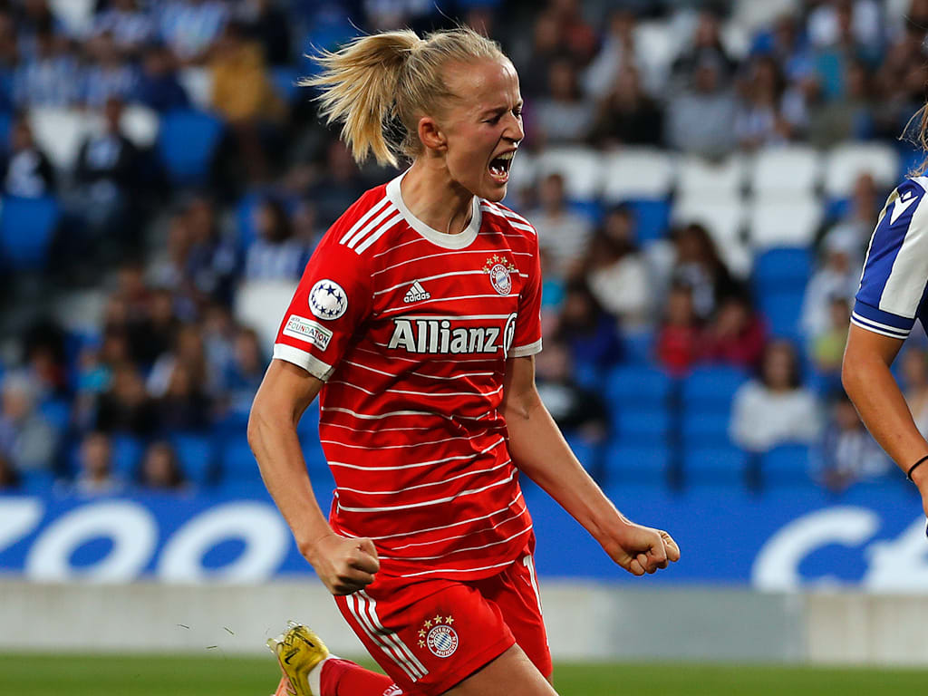 FC Bayern Frauen, Lea Schüller, Jubel