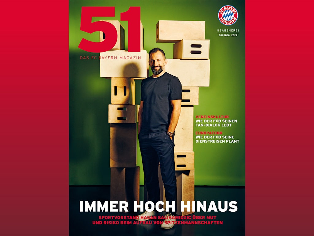 Hasan Salihamidžić  im FC Bayern Magazin 51 Oktober 2022