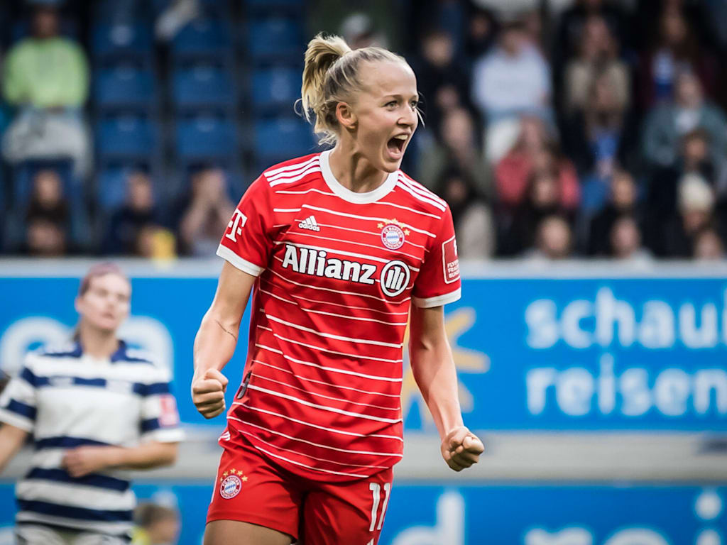 FC Bayern Frauen, Lea Schüller, Jubel