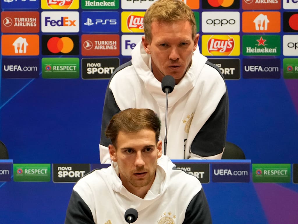 Press conference Plzen Goretzka Nagelsmann
