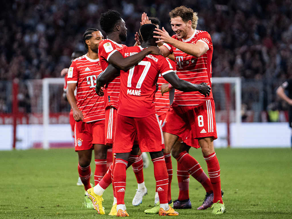 Celebración FC Bayern  SC Freiburg