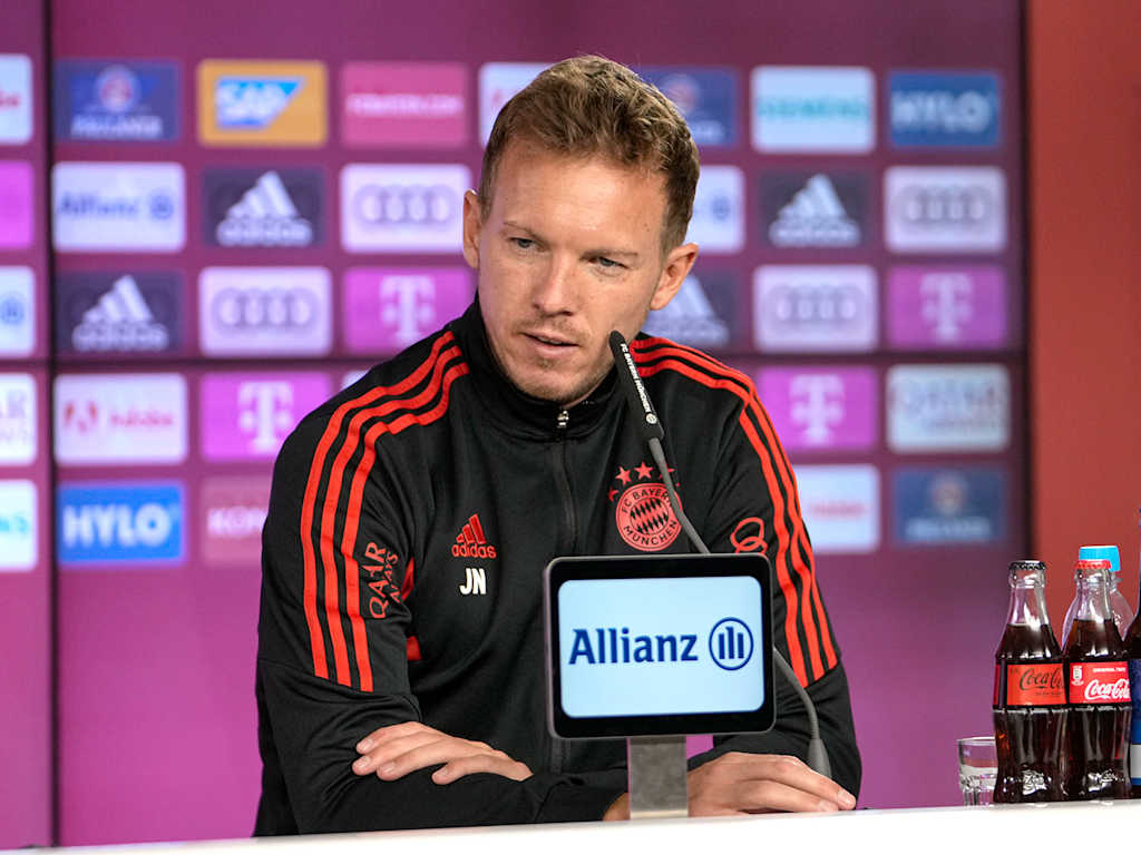 Julian Nagelsmann Pressetalk FC Bayern
