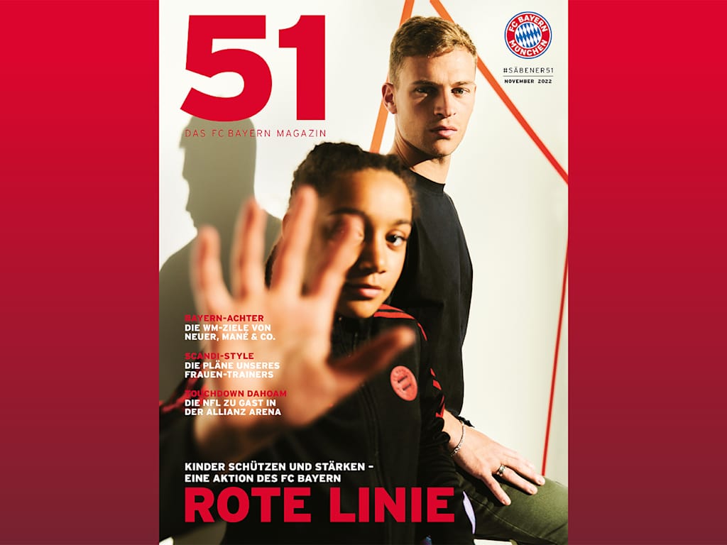 Joshua Kimmich im FC Bayern Magazin 51 November 2022