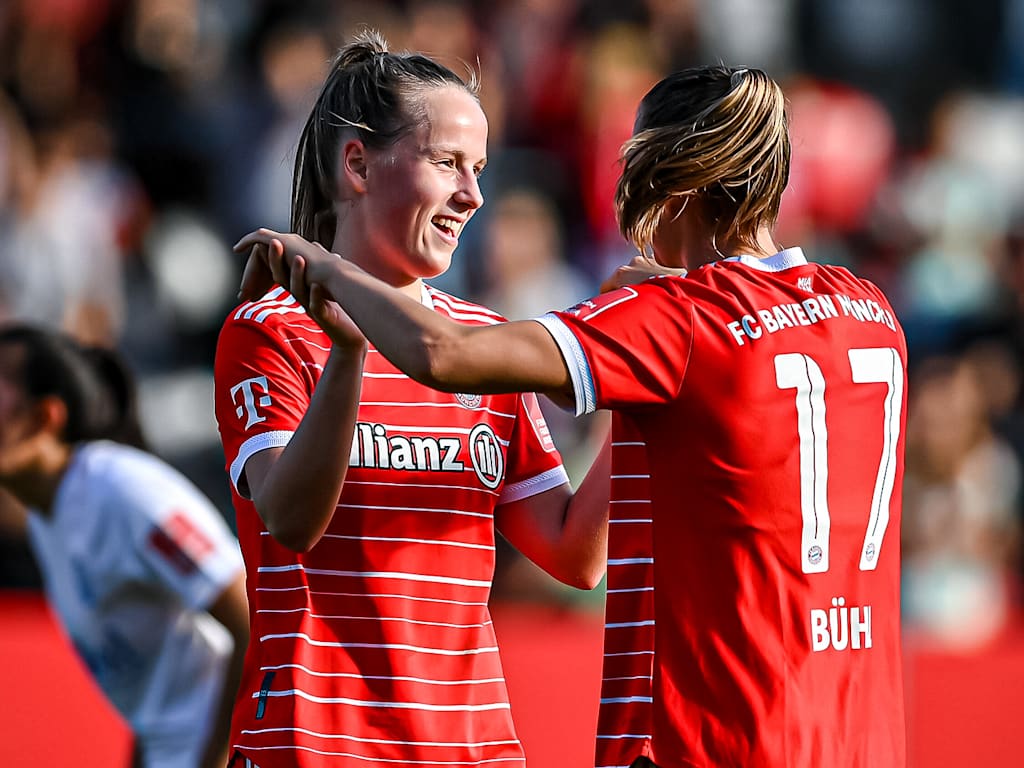 Klara Bühl, Jubel, FC Bayern Frauen