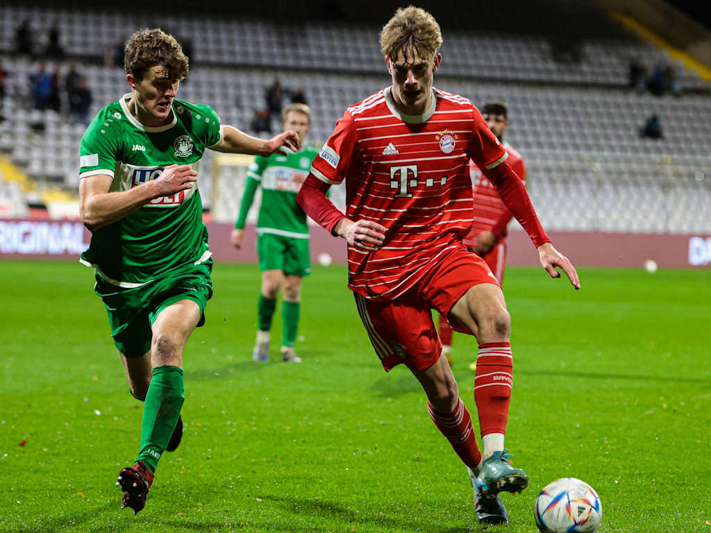 Die FC Bayern Amateure im Heimspiel gegen den VfB Eichstätt.