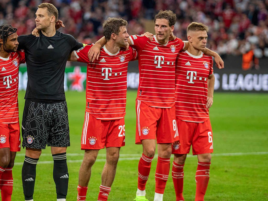 Gnabry, Neuer, Müller, Goretzka, Kimmich