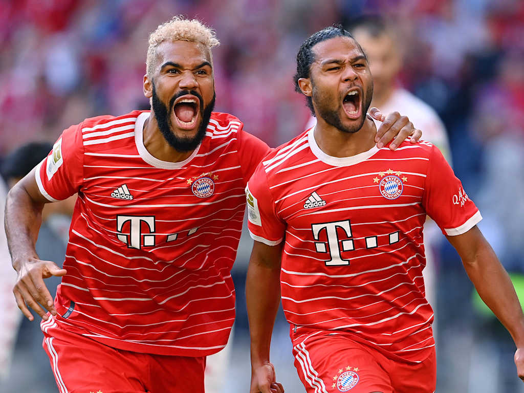 Eric-Maxim Choupo Moting, Serge Gnabry, Celebración, FC Bayern