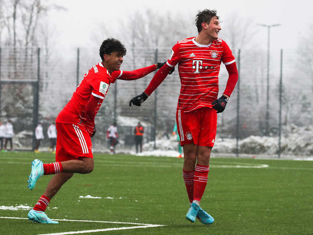 Die U17 des FC Bayern.