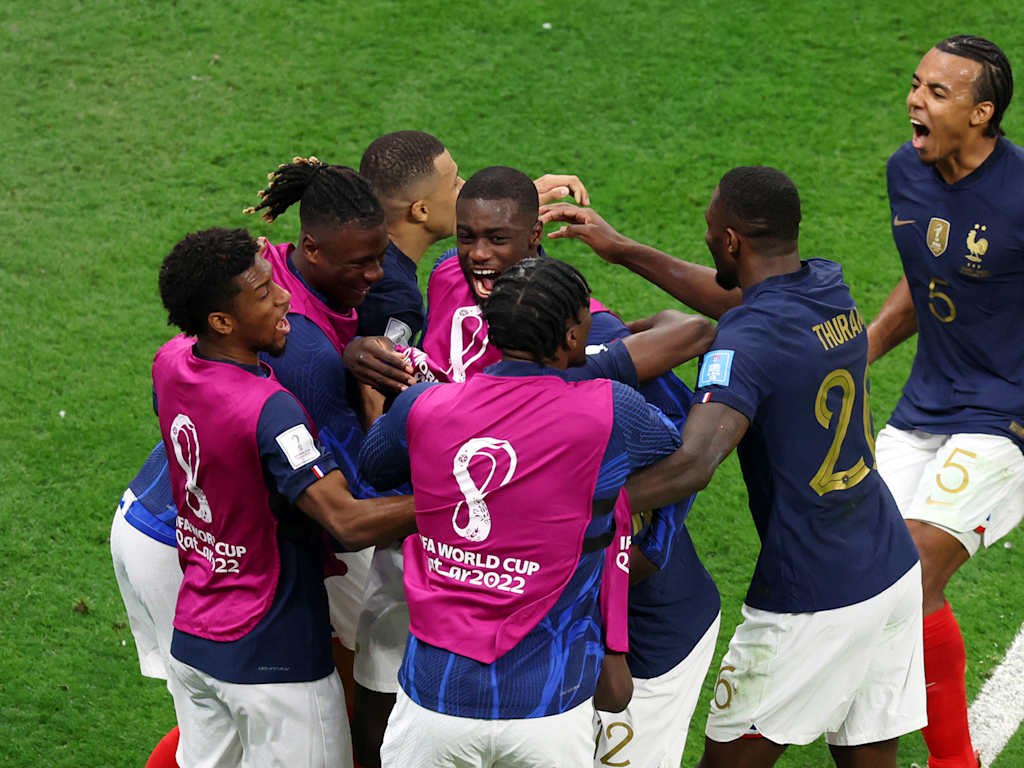 Celebration Dayot Upamecano France