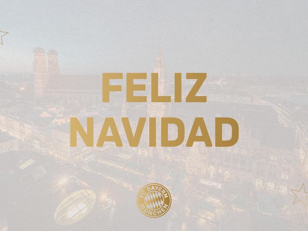 El FC Bayern desea una Feliz Navidad
