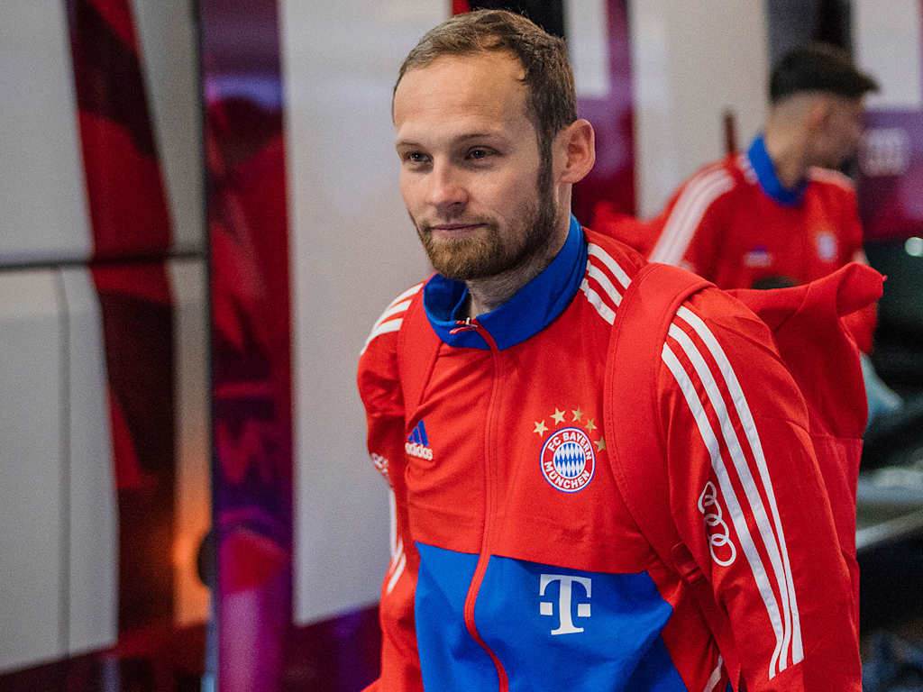 Daley Blind am Flughafen