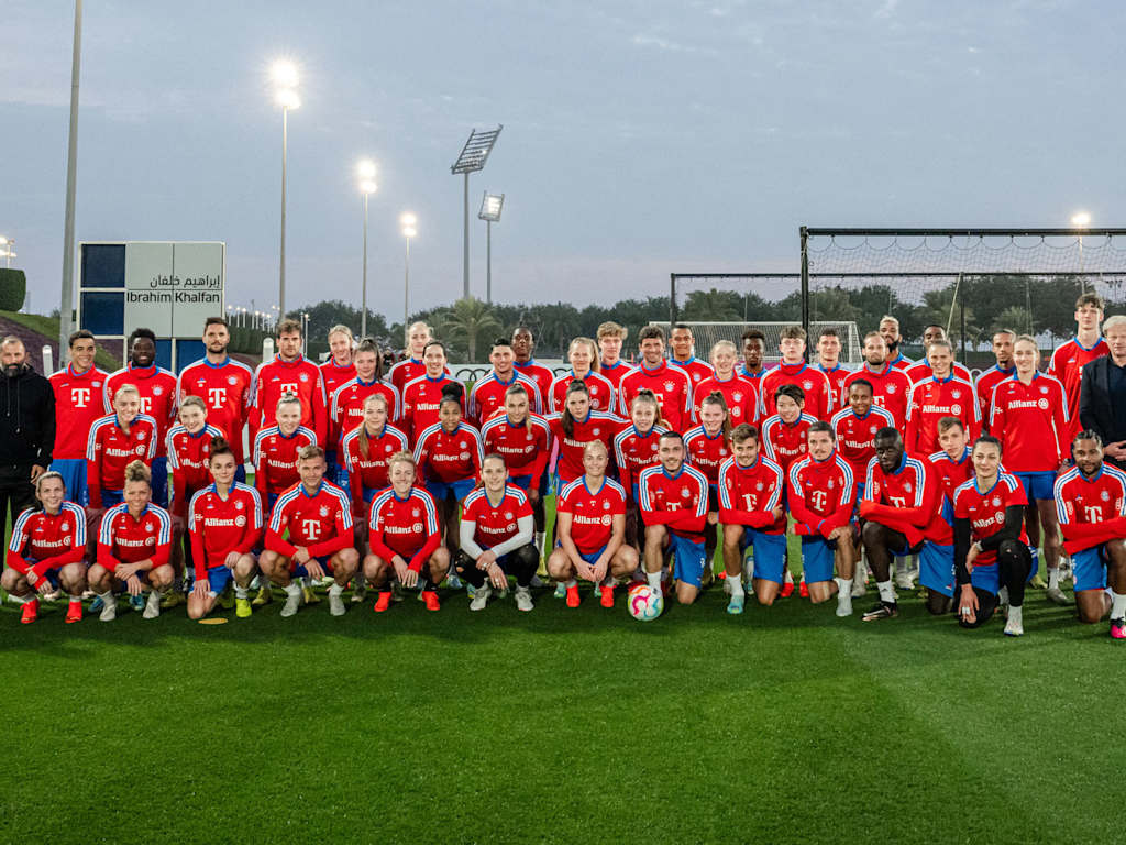 FC Bayern training camp Doha 2023