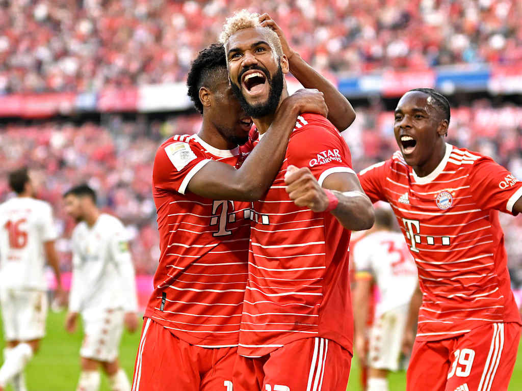 Cifras y datos del partido de Bundesliga FC Bayern - Eintracht Frankfurt