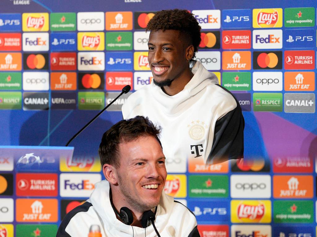 Press conference Barcelona Nagelsmann, Coman