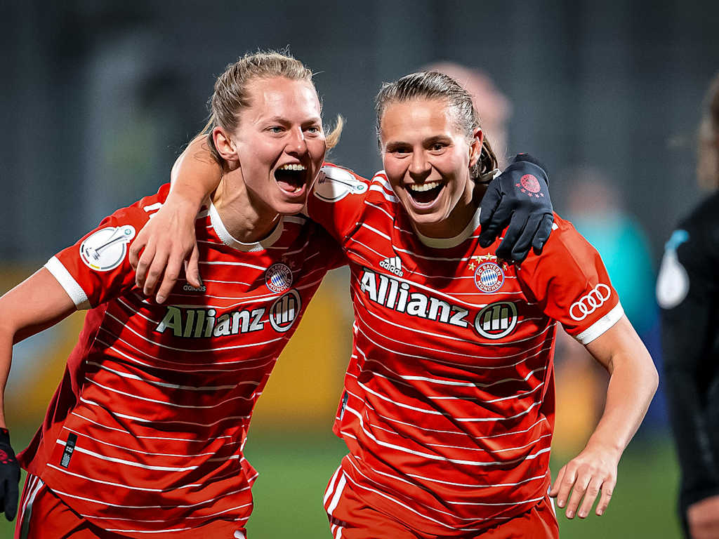 FC Bayern Frauen, Maximiliane Rall, Jubel