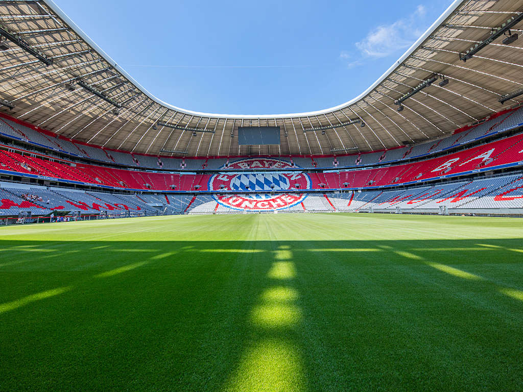 Spielfeld Allianz Arena München