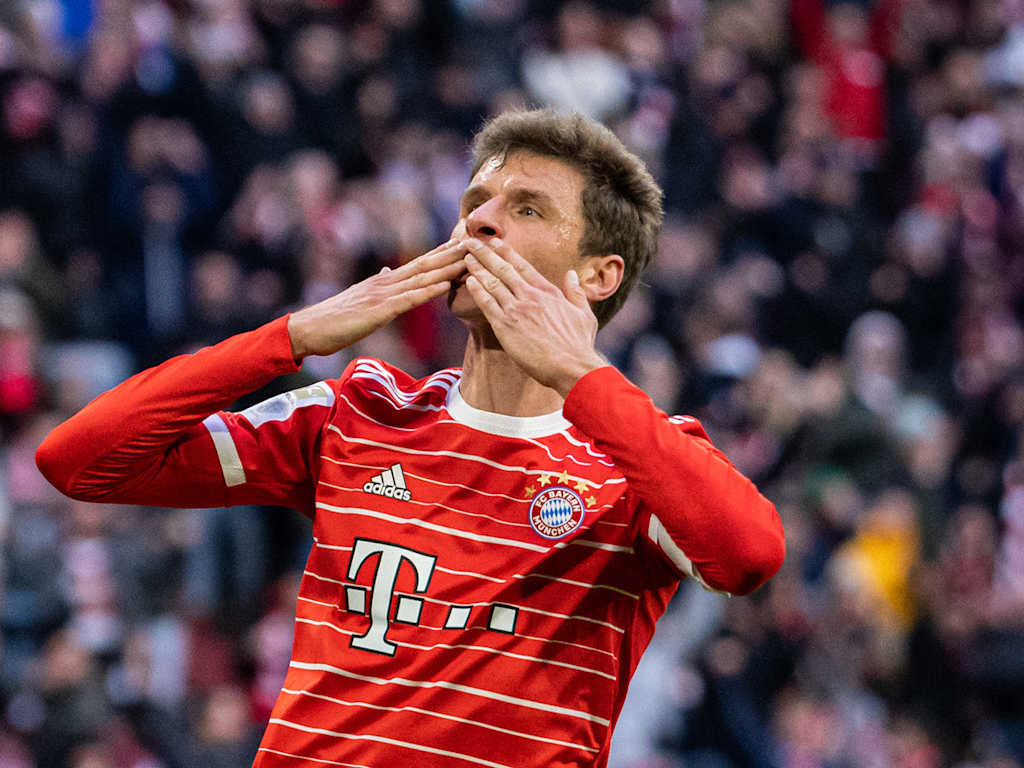 Celebracion Thomas Müller