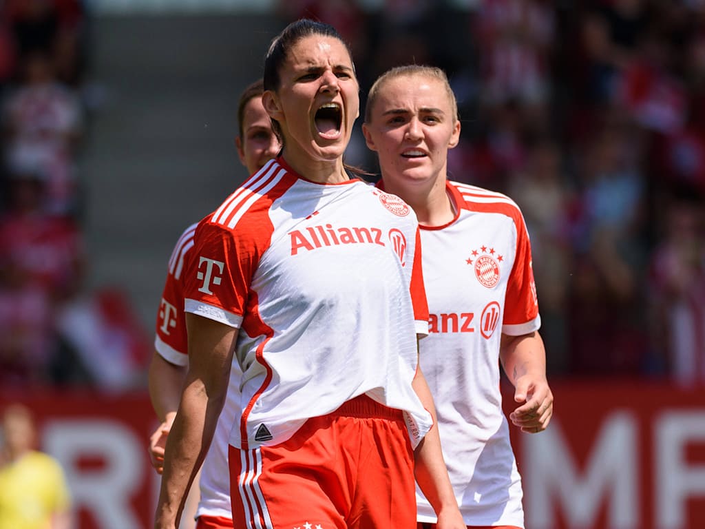 FC Bayern Women, Jovana Damnjanović, celebration