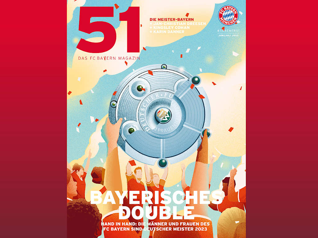 Cover FC Bayern Magazin 51 Juni/Juli 2023