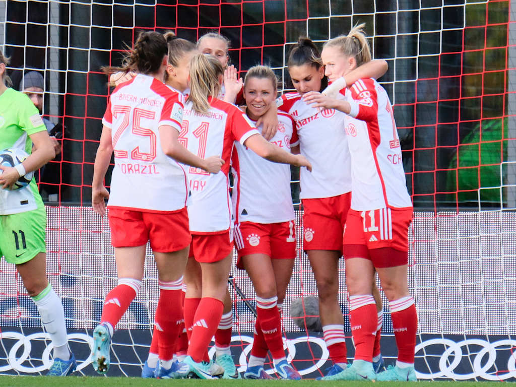 FC Bayern Frauen, VfL Wolfsburg, Jubel, Linda Dallmann