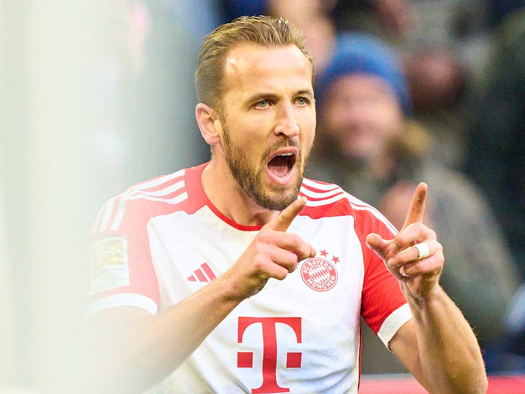 Jubel Harry Kane FC Bayern Heidenheim